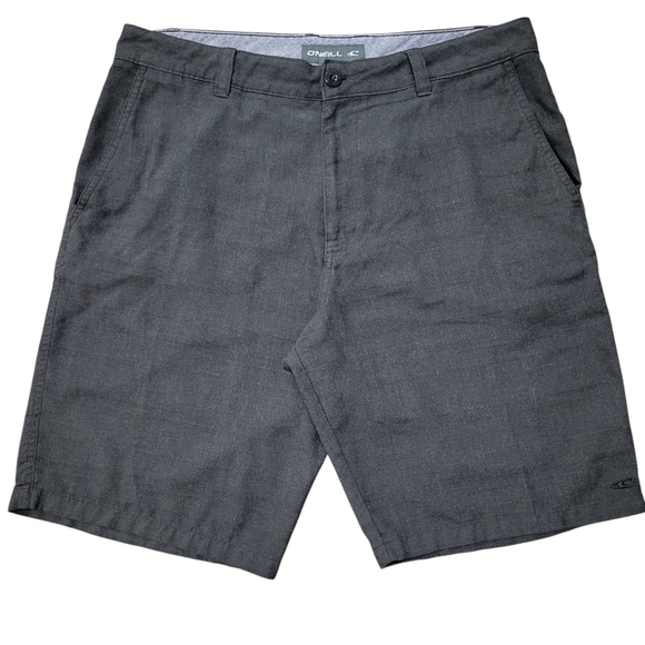 Oneill Men's Polyester Viscose Blend Shorts Size 34 Inseam 10" Excellent Cond - Picture 1 of 5